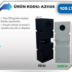 105 LT KARAVAN SU DEPOSU BEYAZ
