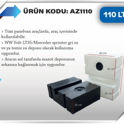110 LT KARAVAN SU DEPOSU BEYAZ