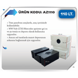 110 LT KARAVAN SU DEPOSU BEYAZ