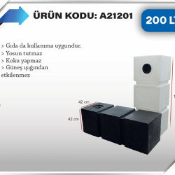 200 LT KARAVAN SU DEPOSU BEYAZ