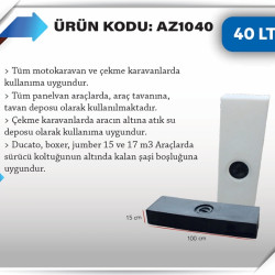 40 LT KARAVAN SU DEPOSU BEYAZ