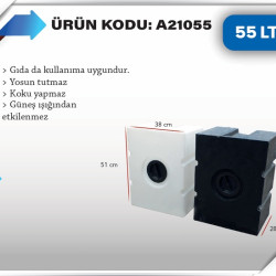 55 LT KARAVAN SU DEPOSU BEYAZ