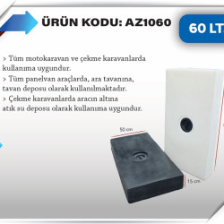 60 LT KARAVAN SU DEPOSU BEYAZ