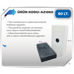 60 LT KARAVAN SU DEPOSU BEYAZ