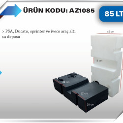 85 LT KARAVAN SU DEPOSU BEYAZ