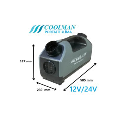 COOLMAN PORTATİF KLİMA 12V 