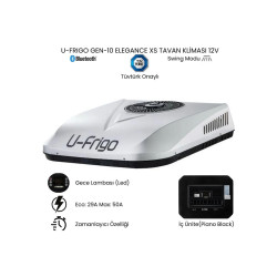 U-FRİGO 8500 BTU 12V TAVAN KLİMASI GEN-11 30A