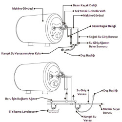 10 LT WERD BOİLER KARAVAN SU ISITICISI 12V