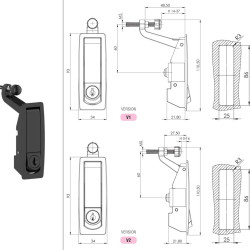 KARAVAN BAGAJ KİLİDİ DAR TİP