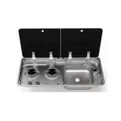 UNİVERCAL ÇİFT KAPAKLI KOMBİNASYON OCAK EVYE SET