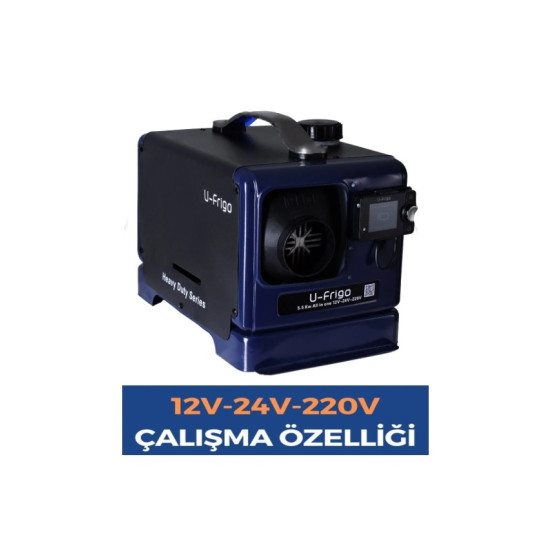 U-FRİGO 5.5KW ÇANTA TİPİ DİZEL ISITICI, WEBASTO