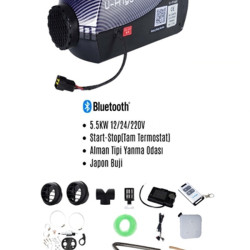 U-FRİGO 5.5KW DİZEL ISITICI, WEBASTO 12/24V