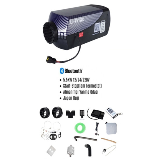 U-FRİGO 5.5KW DİZEL ISITICI, WEBASTO 12/24V